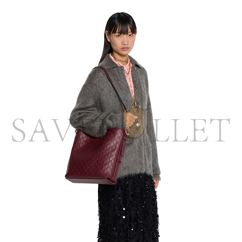 G*u*i gg emblem medium shoulder bag 847452 (30.5*30.5*9cm)